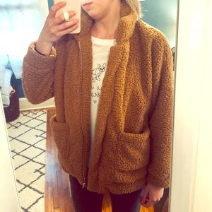 Fuzzy Teddy Coat